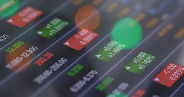 Illustration depicting traders on the floor of a stock exchange, symbolizing the bustling activity and market dynamics of stock trading